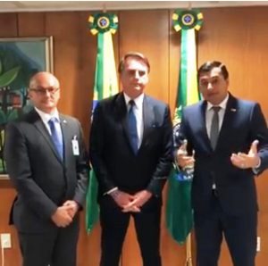 Bolsonaro assegura a Wilson Lima que vai tratar de interesses do Amazonas
