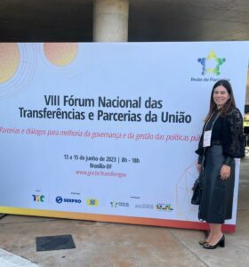 Imagem da notícia - A titular da SERFI, Inês Carolina Simonetti, participa do VIII Fórum Nacional das Transferências e Parcerias da União, em Brasília – DF