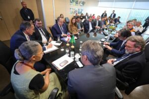 Imagem da notícia - Inês Carolina Simonetti, acompanhou o governador Wilson Lima em reuniões com os Ministros do Desenvolvimento Regional, Meio Meio Ambiente,   Transportes e o Ministro de Portos e Aeroportos.